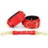 Generique Menottes Simili Pin Lock Rouge